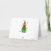 Carte Lutine de Noël mignonne (Dos)