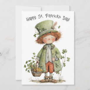 Carte Lutins Charmants Bonne Fête de la Saint-Patrick