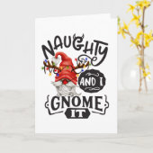 Carte Lutins de Noël et je le sais (Fleur jaune)