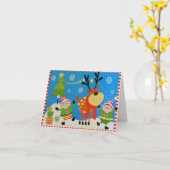 Carte Lutins et Rennes (Fleur jaune)