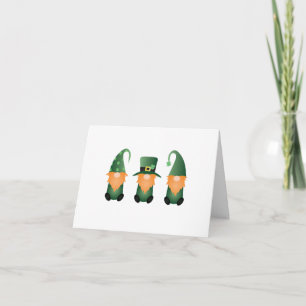 Carte Lutins Gnomes Trèfle à Quatre Feuilles