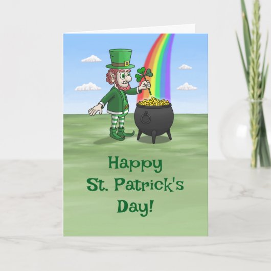 Carte Lutins Joyeuse Saint-Patrick (Devant)