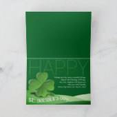 Carte Lutins texte de la Saint-Patrick HGCO1 (Intérieur)