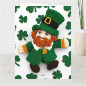 Carte Lutrin tricoté Saint-Patrick 2024 (Dos)