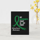 Carte Lutte du mari Ma lutte Conscience des maladies du (Fleur jaune)