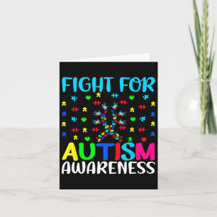 Carte Lutte Pour La Sensibilisation sur l'autisme Puzzle