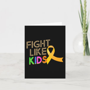 Carte Lutter comme les enfants Mois de sensibilisation a