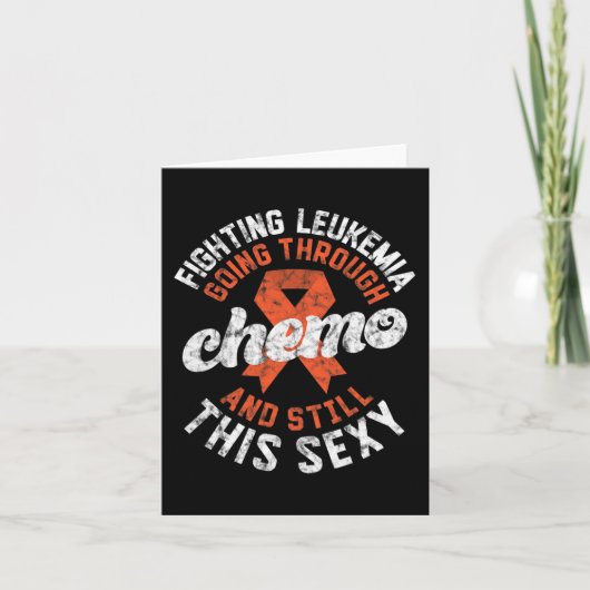 Carte Lutter Contre La Leucémie En Passant Par Chemo Enc (Devant)