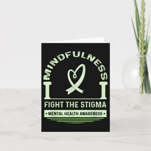 Carte Lutter Contre La Stigmatisation De La Santé Mental (Devant)