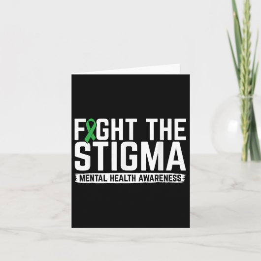 Carte Lutter contre la stigmatisation Sensibilisation à (Devant)