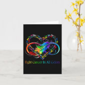 Carte Lutter contre le cancer dans toutes les couleurs L (Fleur jaune)