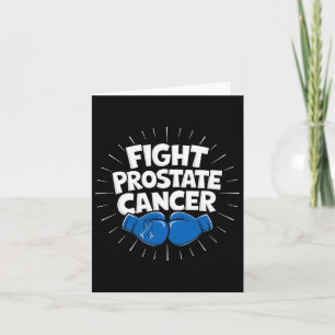 Carte Lutter contre le cancer de la prostate Bleu Ruban