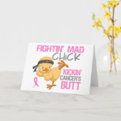 Carte Lutter contre le cancer du sein des poussins (Fleur jaune)