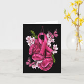 Carte Lutter Contre le cancer du sein Sensibilisation Ga (Fleur jaune)