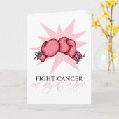 Carte Lutter contre le cancer un jour à la fois (Fleur jaune)