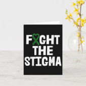 Carte Lutter contre le Ruban vert de la Stigmatisation L (Fleur jaune)