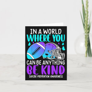 Carte Lutter Contre Le Suicide Turquoise De Ruban Violet