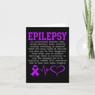 Carte Lutter contre l'épilepsie Épileptique Mois de sens