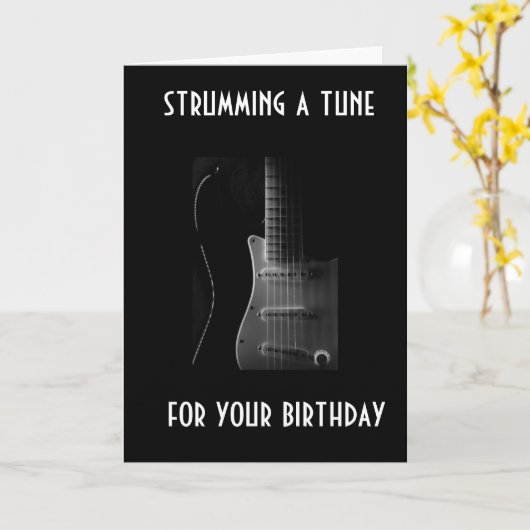CARTE LUTTER CONTRE UNE TUNE POUR VOTRE **ANNIVERSAIRE** (Fleur jaune)