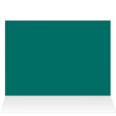 Carte Luxe Gold Ribbon Damask Green Table (Intérieur Horizontal (Haut))