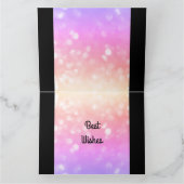 Carte Luxe rose personnalisé 55e anniversaire (Intérieur)