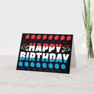 Carte Luxembourg Drapeau patriotique Anniversaire