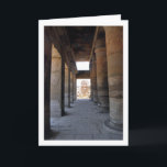 Carte Luxor Temple, Luxor, Egypt<br><div class="desc">Luxor Temple,  Luxor,  Egypt Greeting Card. You can easily customize this product for free if you would like to add wording or change the color of the background.</div>