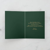 Carte Luxueux Emerald Green et Gold 60e anniversaire (Intérieur)
