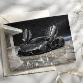 Carte Luxury Futuristic Hypercar Art 