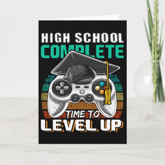 Carte Lycée Complet Vidéo Jeu Diplôme Supérieur (Devant)