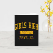 Carte Lycée High High Philadelphie (Fleur jaune)
