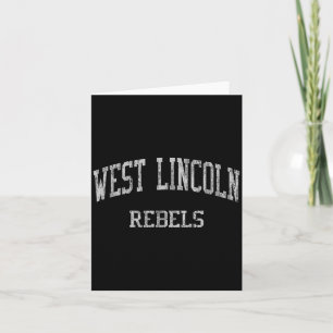 Carte Lycée West Lincoln Hs Lincolnton Nc Vintage