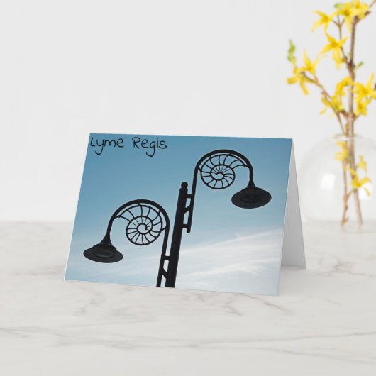 Carte Lyme Regis (Fleur jaune)