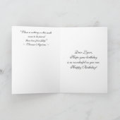 Carte Lynn Joyeux Anniversaire, Stargazer Lily Bouquet C (Intérieur)