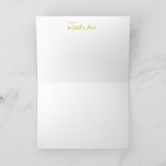 Carte Lynx in a lighting storm (Intérieur)