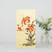 Carte Lys de tigre - rouge (Debout devant)