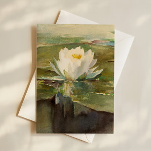 Carte Lys d'eau au soleil   John La Farge