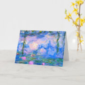 Carte Lys d'eau Claude Monet restaurés (Fleur jaune)