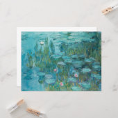 Carte Lys d'eau (par Claude Monet, 1915) (Devant/Arrière en situation)