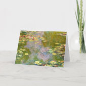 Carte Lys d'eau par Claude Monet 1919 (Devant)