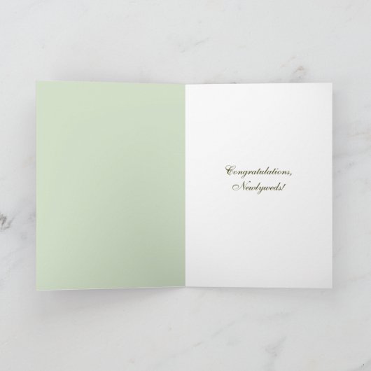 Carte Lys mariages Et Papillon (Intérieur)