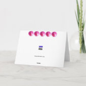 Carte Lys roses (Dos)