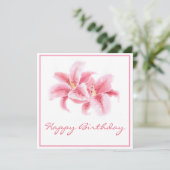 Carte Lys Stargazer Rose (Debout devant)