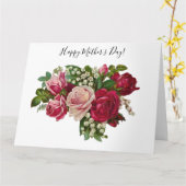 Carte Lys victorienne classique de la vallée Romance (Fleur jaune)