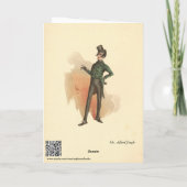 Carte M. Alfred Jingle du Pickwick Papers (Dos)