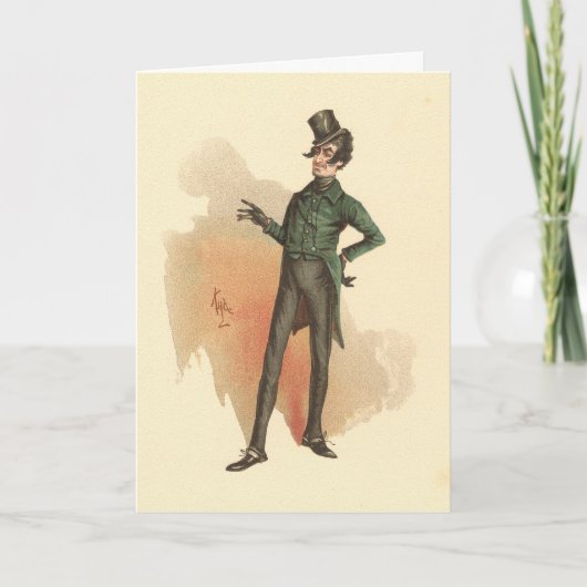 Carte M. Alfred Jingle du Pickwick Papers (Devant)