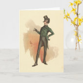 Carte M. Alfred Jingle du Pickwick Papers (Fleur jaune)