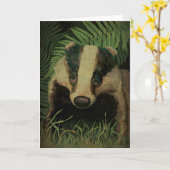 Carte M. Badger (Fleur jaune)