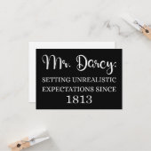 Carte M. Darcy : Attentes irréalistes Depuis 1813 (Devant/Arrière en situation)