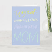 Carte M est pour maman Card (Devant)